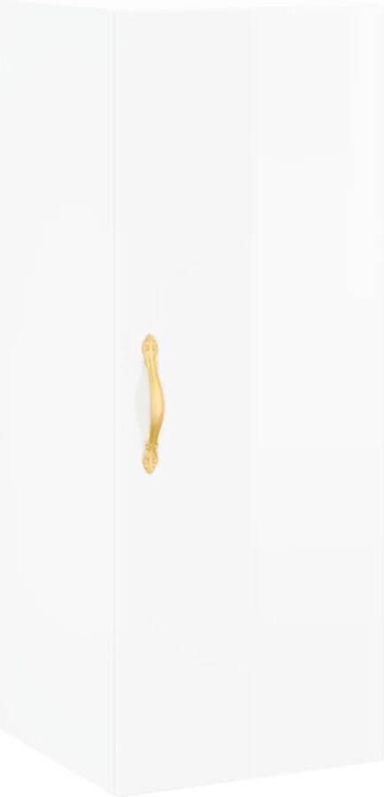 VidaXL -Hangkast-34 5x34x90-cm-hoogglans-wit