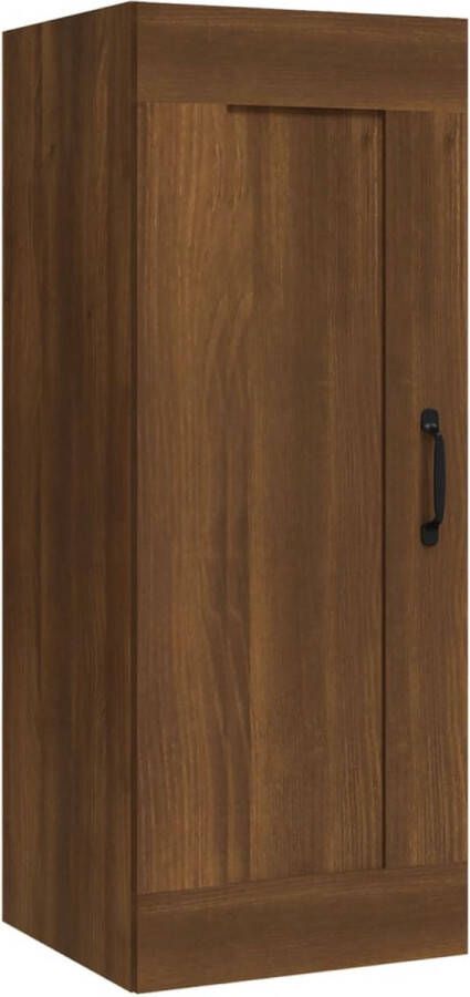 VidaXL -Hangkast-35x34x90-cm-bewerkt-hout-bruineikenkleurig