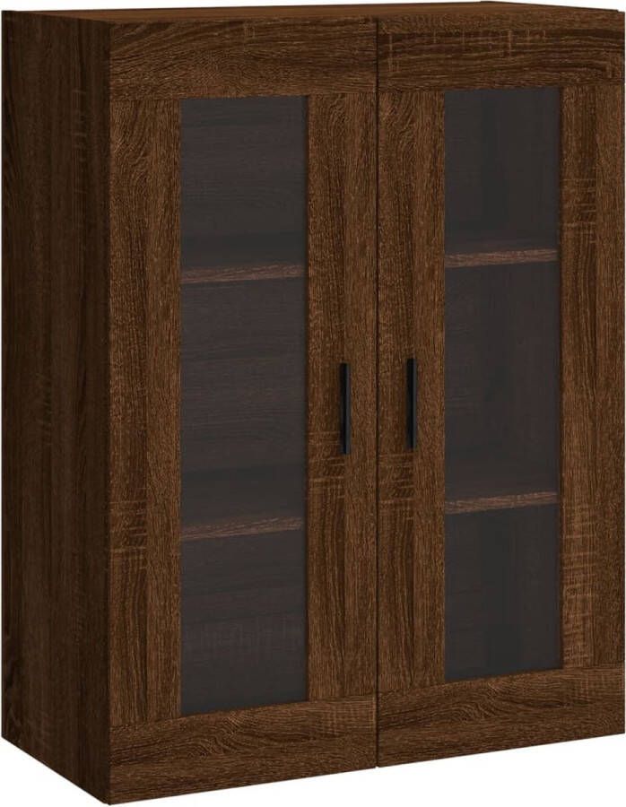 VidaXL -Hangkast-69 5x34x90-cm-bruineikenkleurig