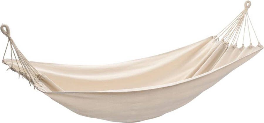 VidaXL -Hangmat-260x150-cm-crèmekleurig