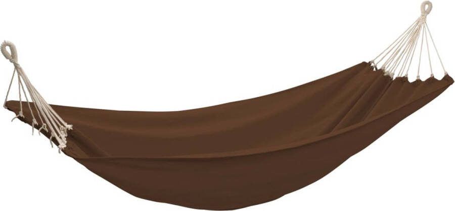 VidaXL -Hangmat-Cariben-260-x-150-cm-(bruin)