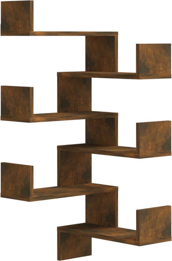 VidaXL -Hoekwandschappen-2-st-40x40x50-cm-bewerkt-hout-sonoma-eiken