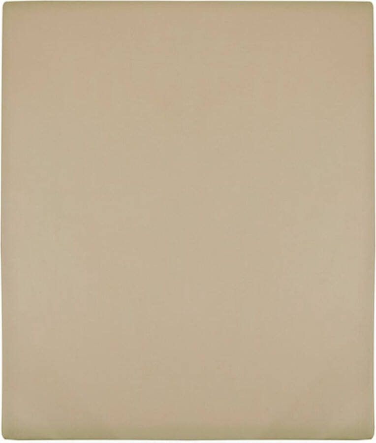 VidaXL Hoeslakens jersey 2 st 180x200 cm katoen taupe