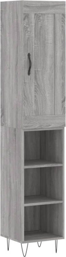 VidaXL -Hoge-kast-34 5x34x180-cm-bewerkt-hout-grijs-sonoma-eikenkleurig