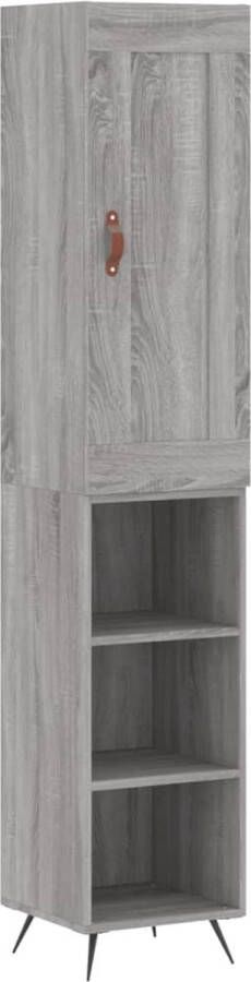 VidaXL -Hoge-kast-34 5x34x180-cm-bewerkt-hout-grijs-sonoma-eikenkleurig