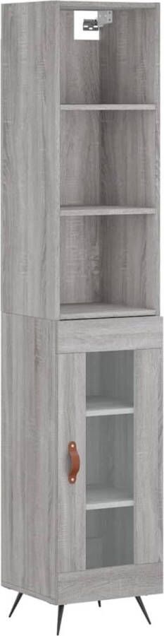 VidaXL -Hoge-kast-34 5x34x180-cm-bewerkt-hout-grijs-sonoma-eikenkleurig