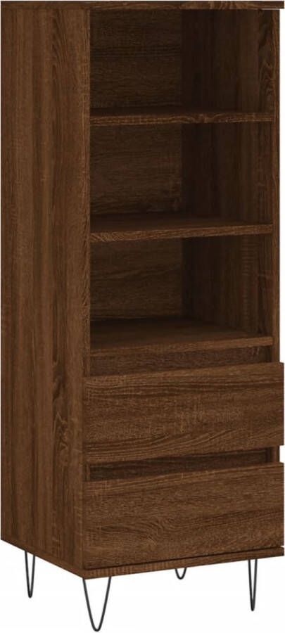 VidaXL -Hoge-kast-40x36x110-cm-bewerkt-hout-bruineiken