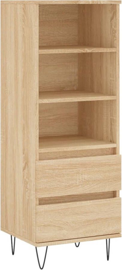 VidaXL -Hoge-kast-40x36x110-cm-bewerkt-hout-sonoma-eiken