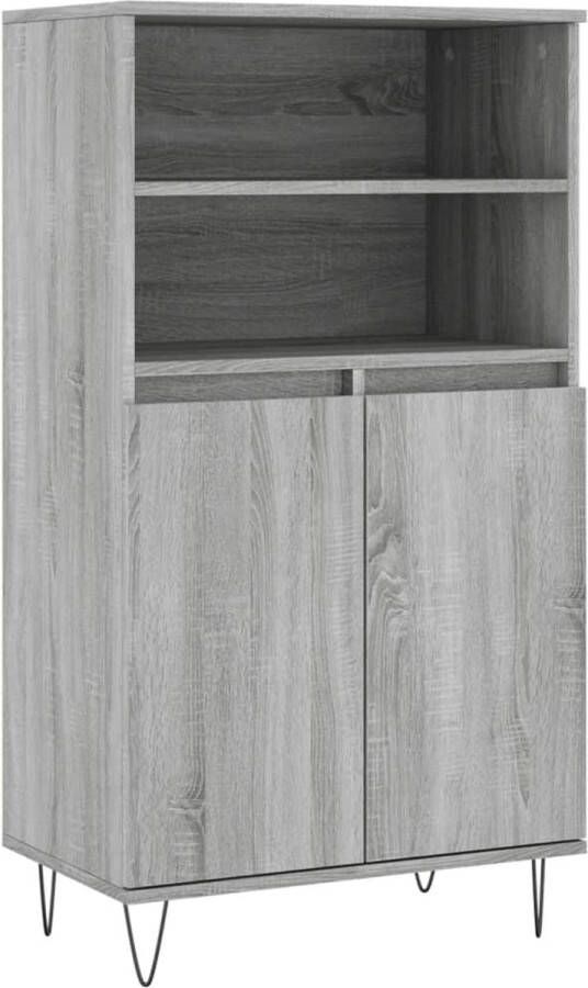 VidaXL -Hoge-kast-60x36x110-cm-bewerkt-hout-grijs-sonoma-eikenkleurig