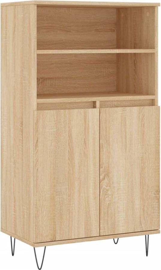 VidaXL -Hoge-kast-60x36x110-cm-bewerkt-hout-sonoma-eikenkleurig