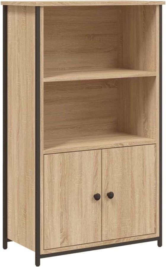 VidaXL -Hoge-kast-62x32x103 5-cm-bewerkt-hout-sonoma-eikenkleurig