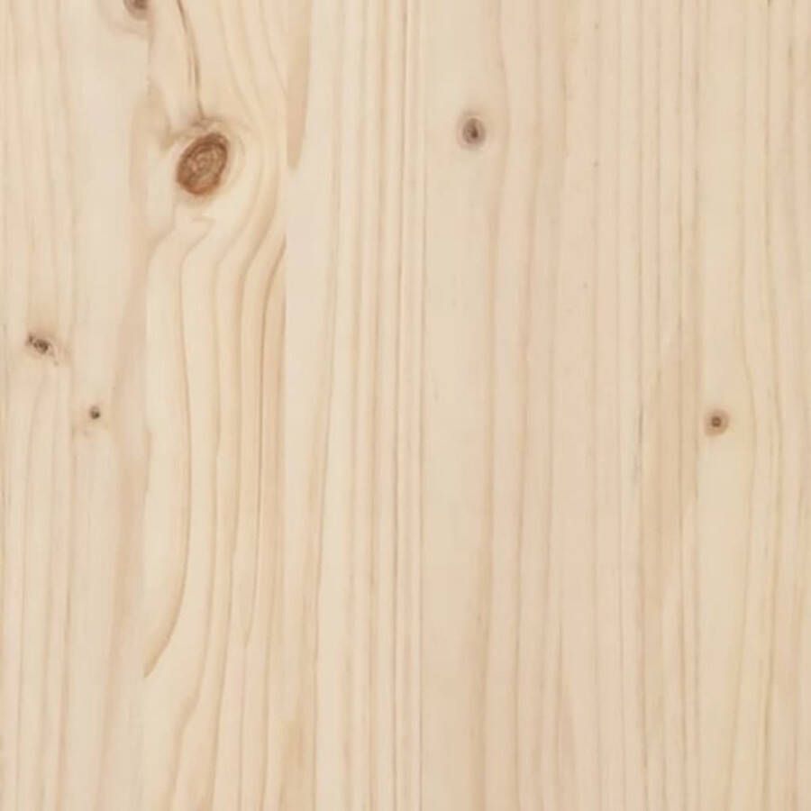 VidaXL Hoofdbord 140 5x4x100 cm massief grenenhout