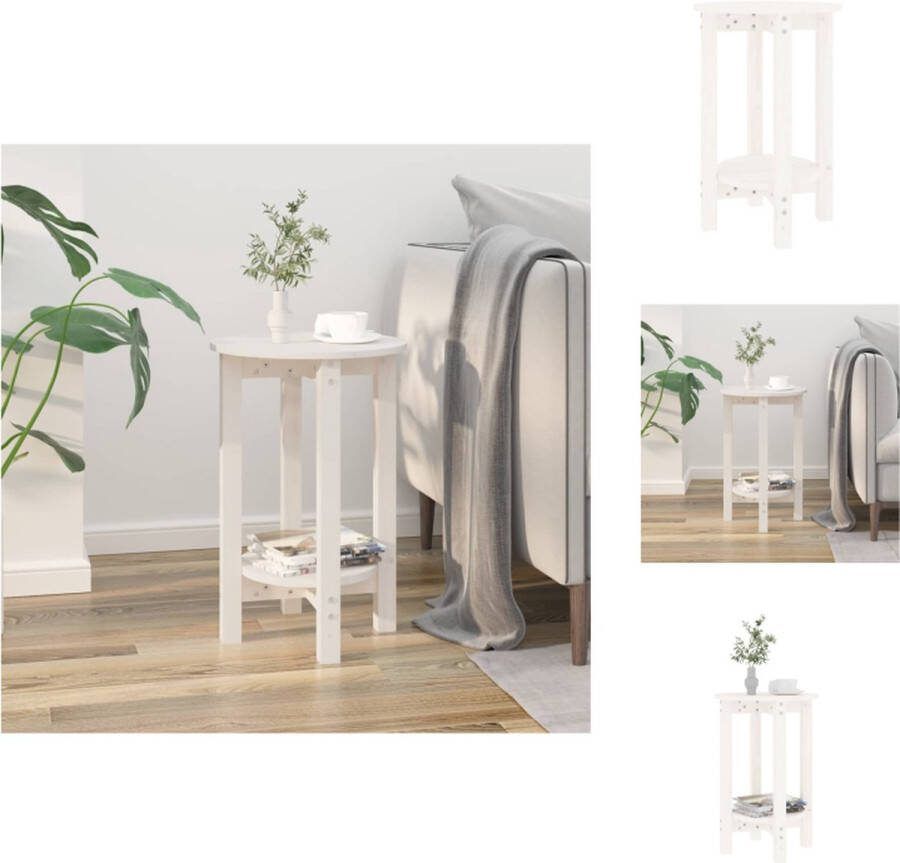 VidaXL Houten Salontafel 40 x 60 cm Massief Grenenhout Tafel