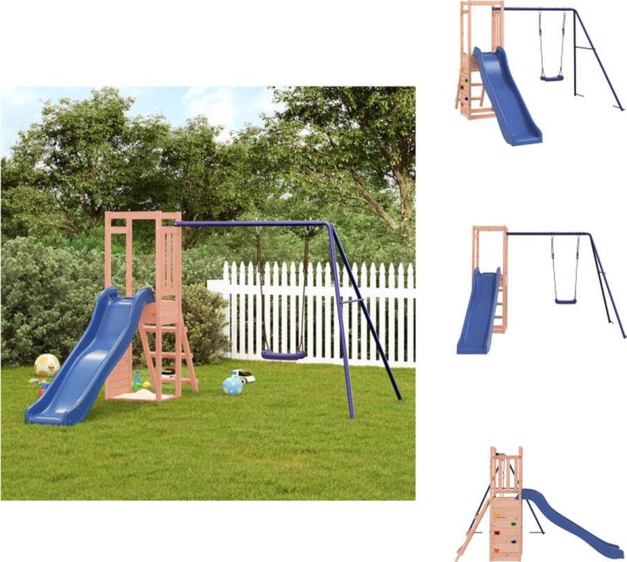 VidaXL Houten Speeltoestel Multi-activiteitencentrum 237 x 321 x 169 cm Speeltoestellencombinatie