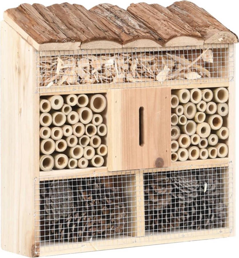 VidaXL -Insectenhotel-30x10x30-cm-vurenhout