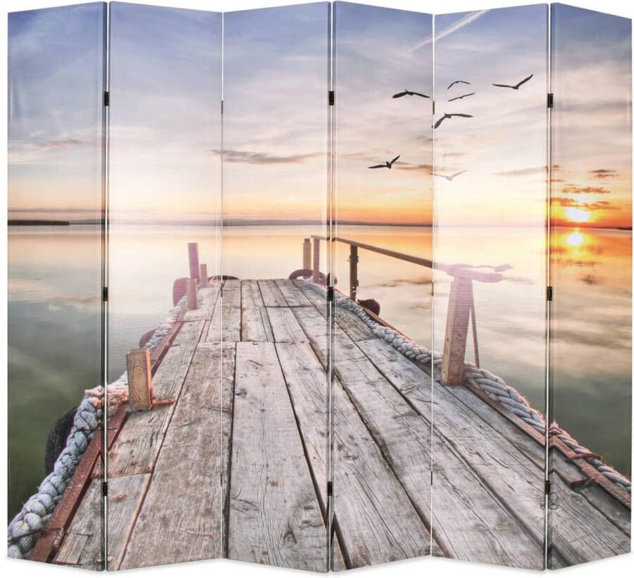 VidaXL Kamerverdeler inklapbaar meer 228x170 cm