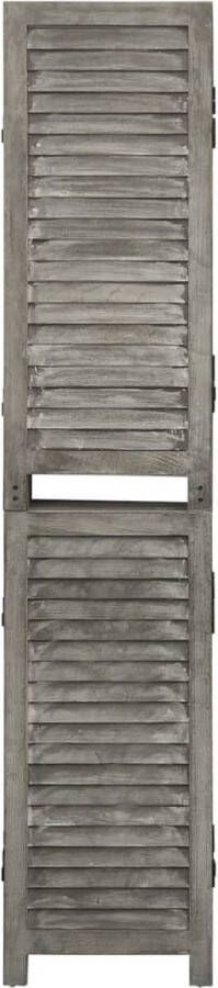 VidaXL -Kamerscherm-met-3-panelen-106 5x166-cm-massief-hout-grijs