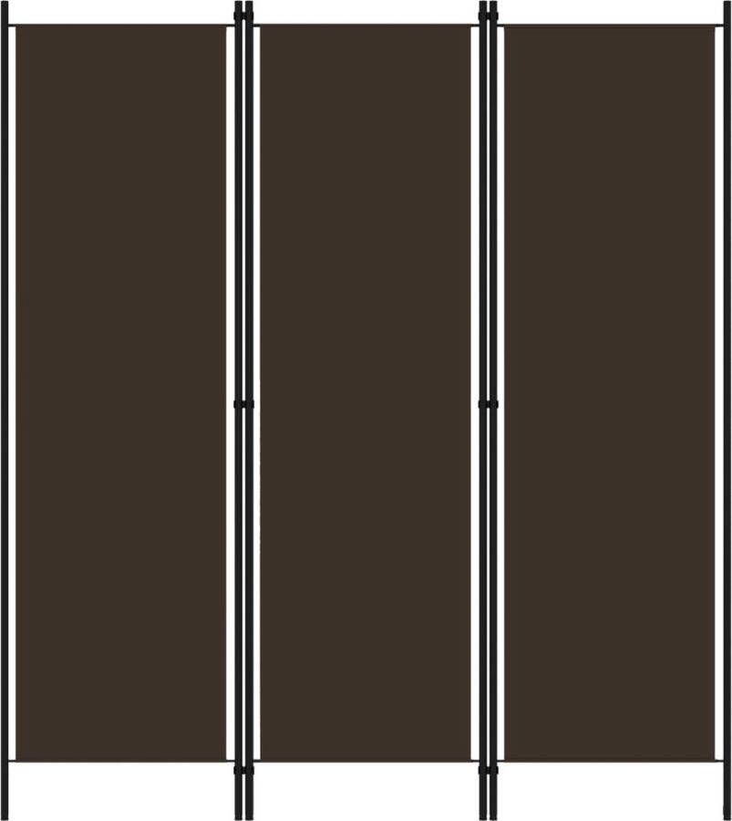 VidaXL -Kamerscherm-met-3-panelen-150x180-cm-bruin