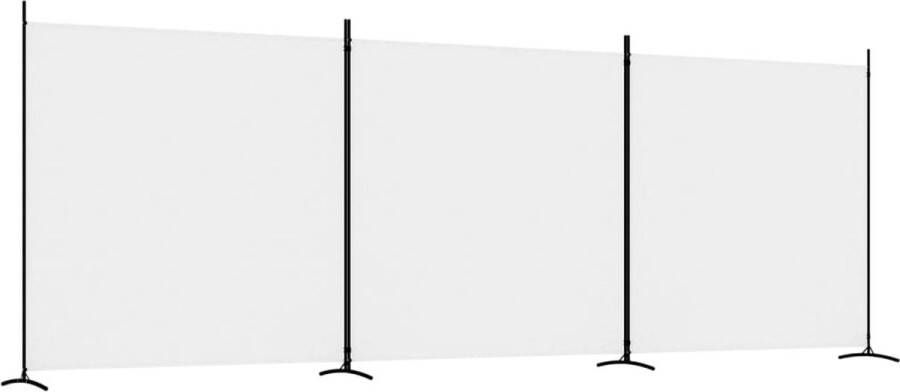 VidaXL -Kamerscherm-met-3-panelen-525x180-cm-stof-wit