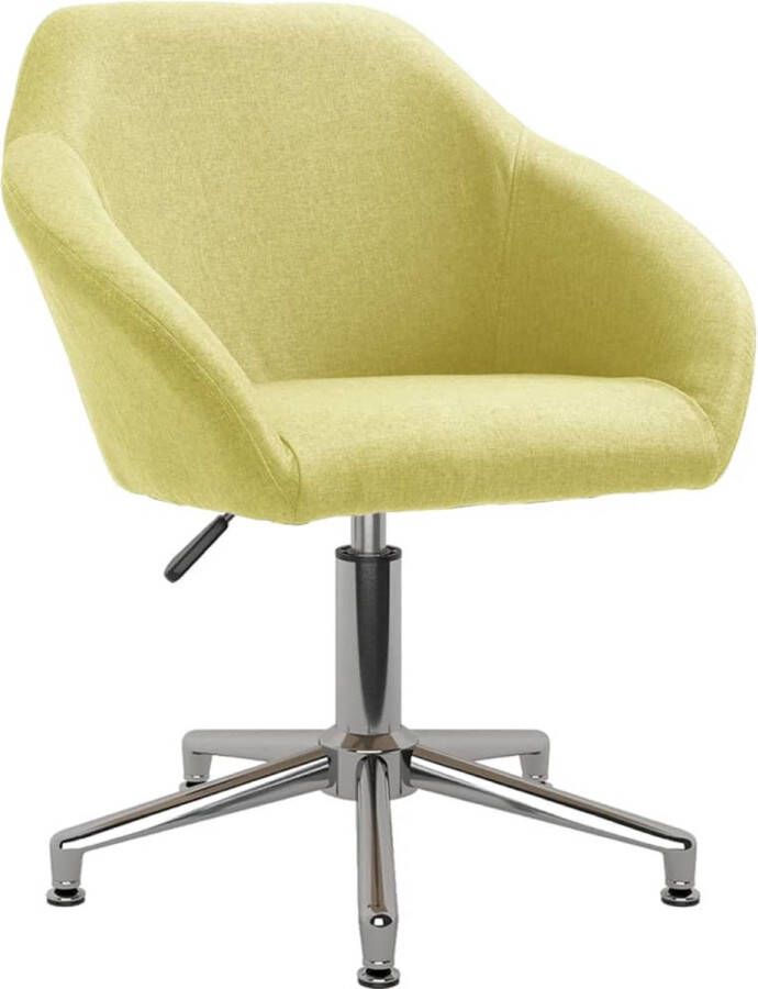 VidaXL -Kantoorstoel-draaibaar-stof-groen