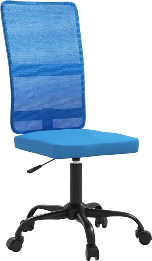 VidaXL -Kantoorstoel-verstelbare-hoogte-mesh-stof-blauw
