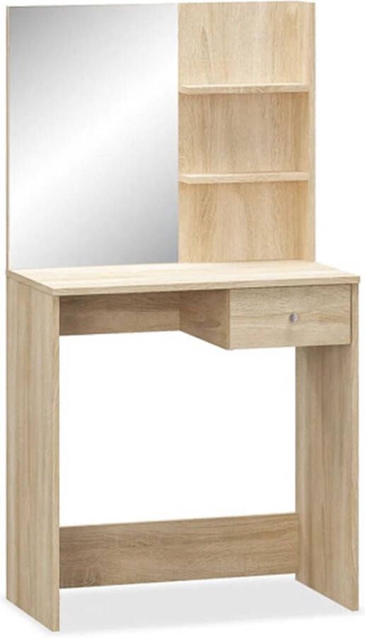 VidaXL Kaptafel 75x40x141 cm bewerkt hout eikenkleurig