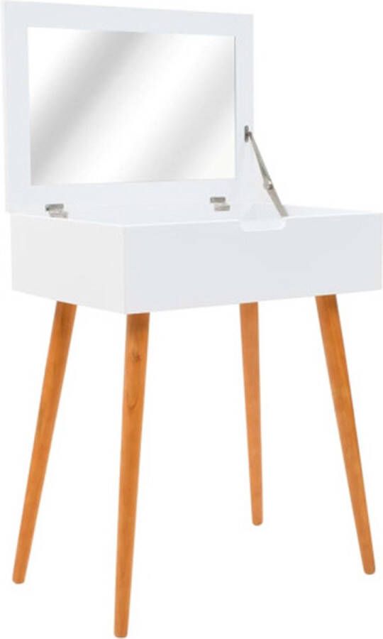 VidaXL Kaptafel met spiegel 60x40x75 cm MDF