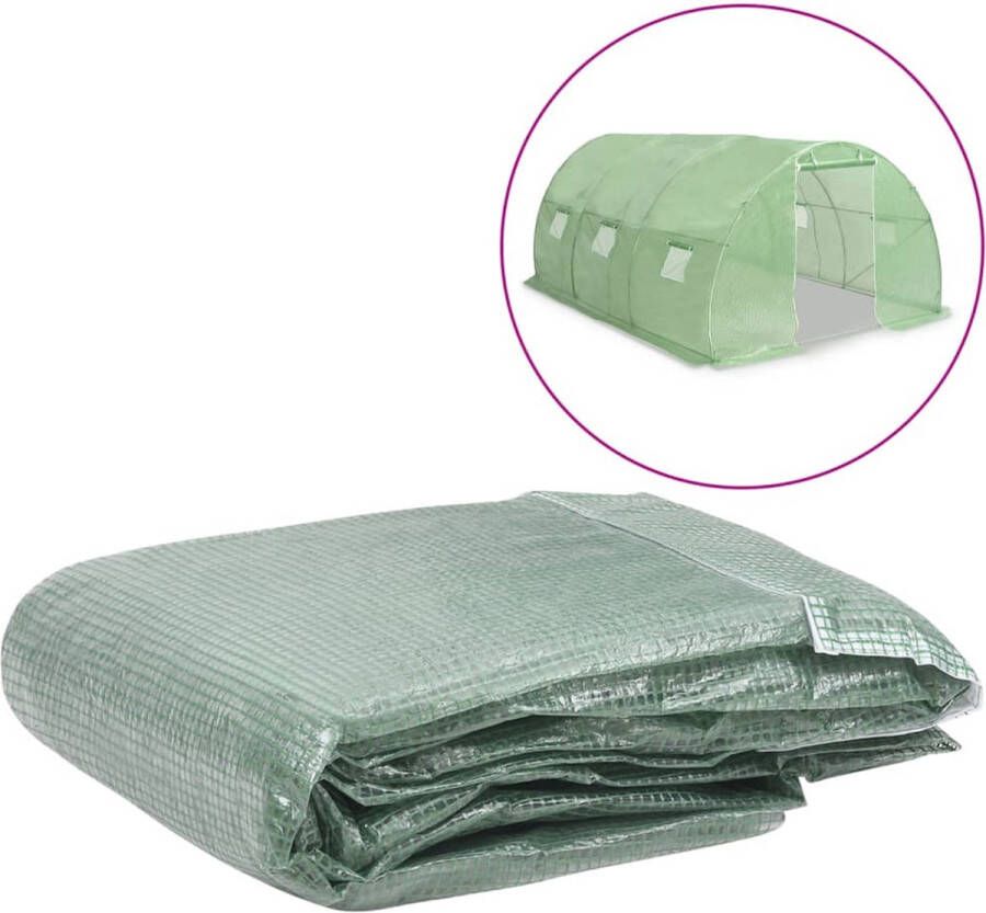 VidaXL -Kashoes-vervangend-(13 5-m²)-300x450x200-cm-groen