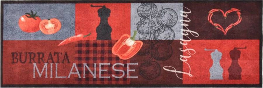 VidaXL -Keukenmat-wasbaar-Tomatoes-45x150-cm