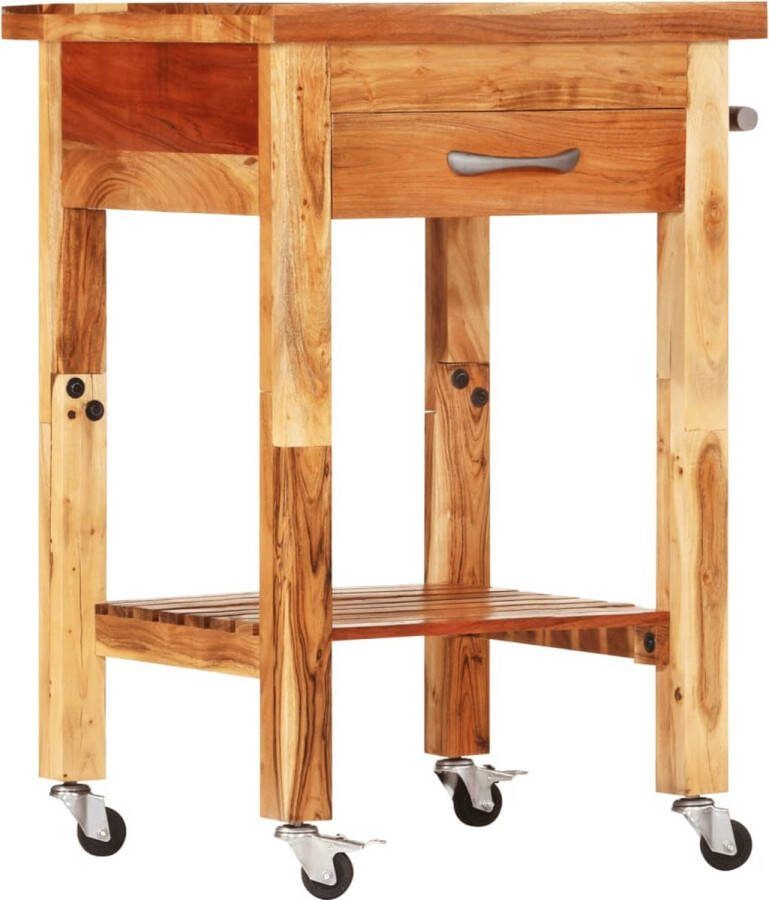 VidaXL -Keukentrolley-55x55x89-cm-massief-acaciahout