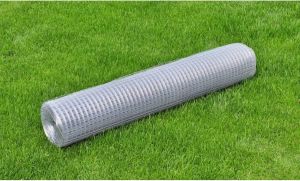 VidaXL Kippengaas 25x1 m gegalvaniseerd staal zilverkleurig