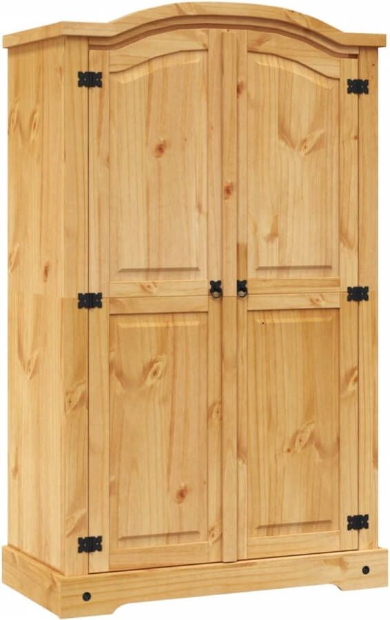 VidaXL -Kledingkast-Mexicaans-grenenhout-Corona-stijl-2-deuren