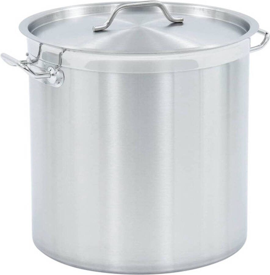 VidaXL -Kookpan-50-L-40x40-cm-roestvrij-staal
