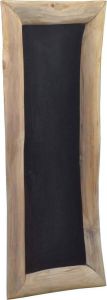 VidaXL Krijtbord 3 st massief teakhout 30x70 cm