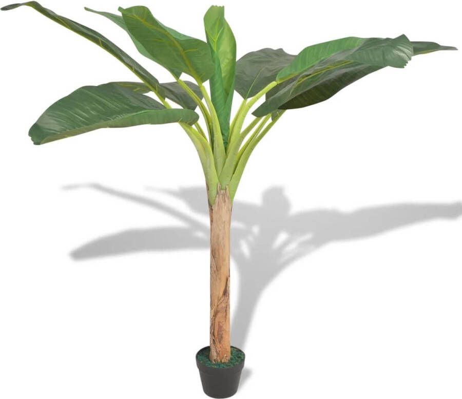 VidaXL -Kunst-bananenboom-plant-met-pot-150-cm-groen