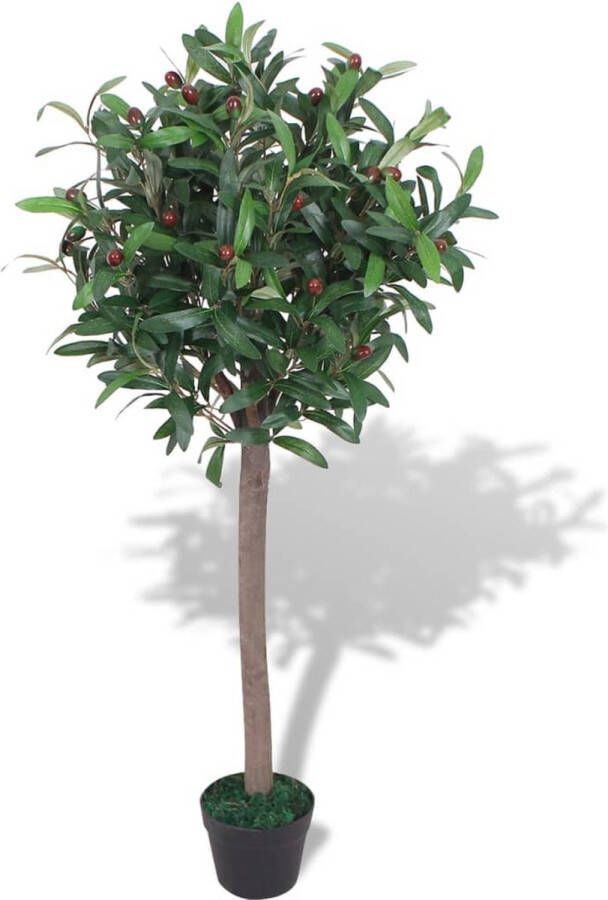 VidaXL -Kunst-laurierboom-plant-met-pot-120-cm-groen