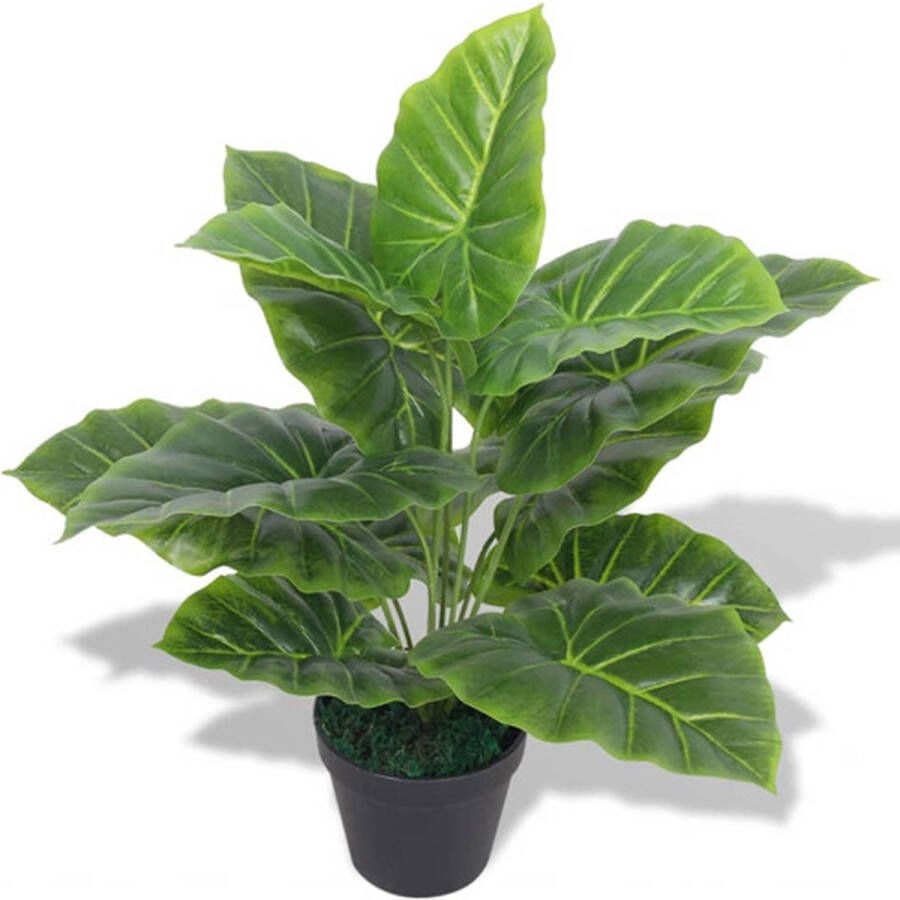VidaXL -Kunst-taro-plant-met-pot-45-cm-groen