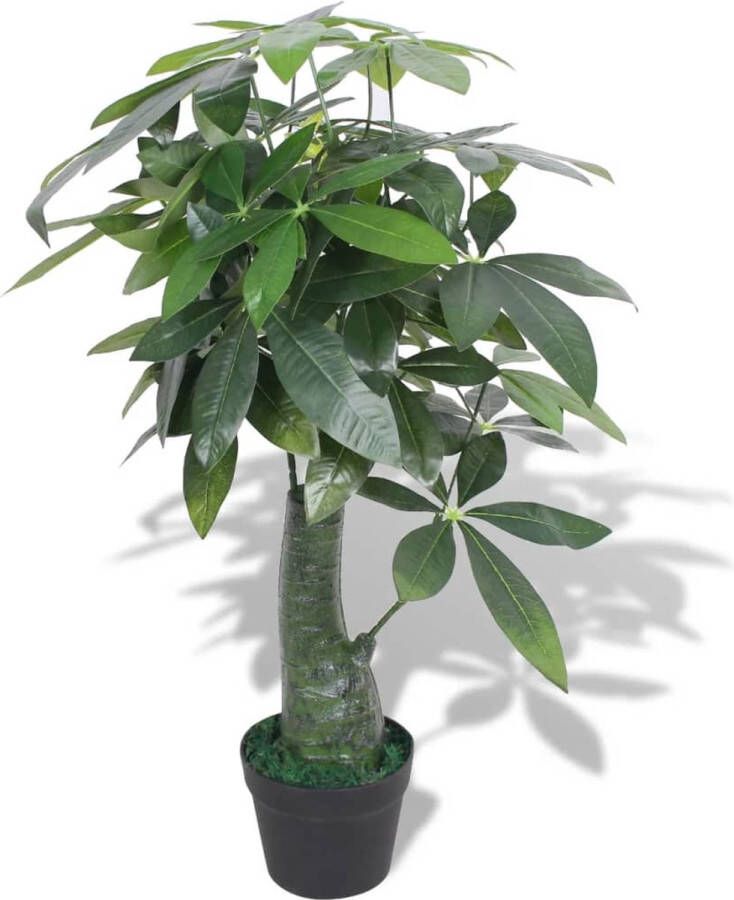 VidaXL -Kunst-watercacao-plant-met-pot-85-cm-groen