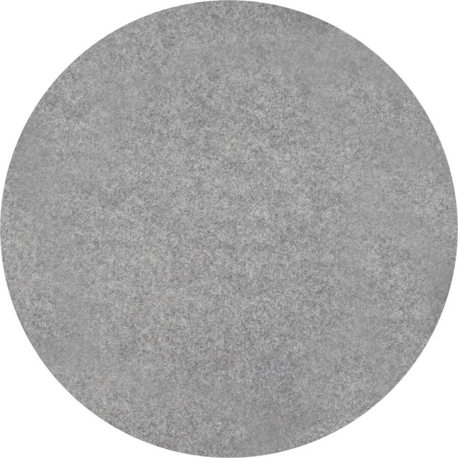 VidaXL -Kunstgras-met-noppen-rond-170-cm-grijs