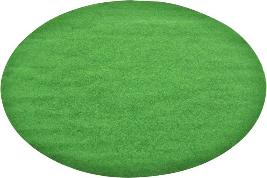 VidaXL -Kunstgras-met-noppen-rond-130-cm-groen