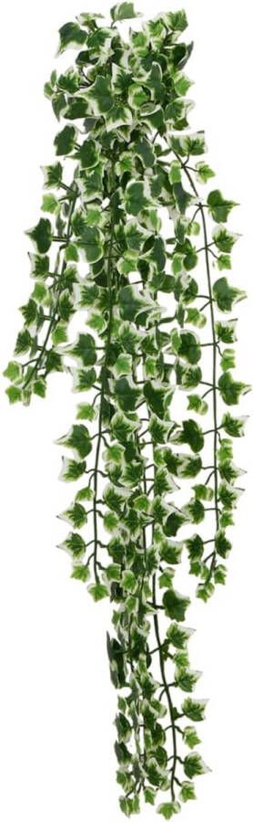VidaXL -Kunsthangplanten-12-st-339-bladeren-90-cm-groen-en-wit