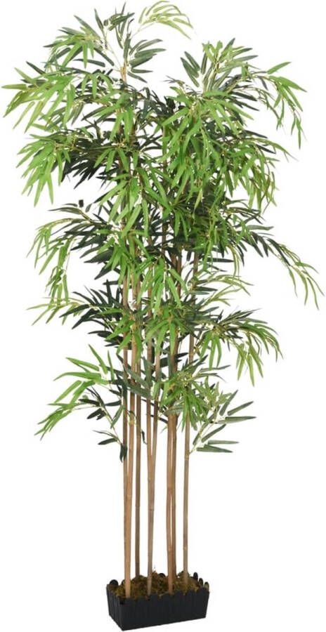 VidaXL -Kunstplant-bamboe-1095-bladeren-150-cm-groen