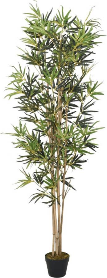 VidaXL -Kunstplant-bamboe-1104-bladeren-180-cm-groen