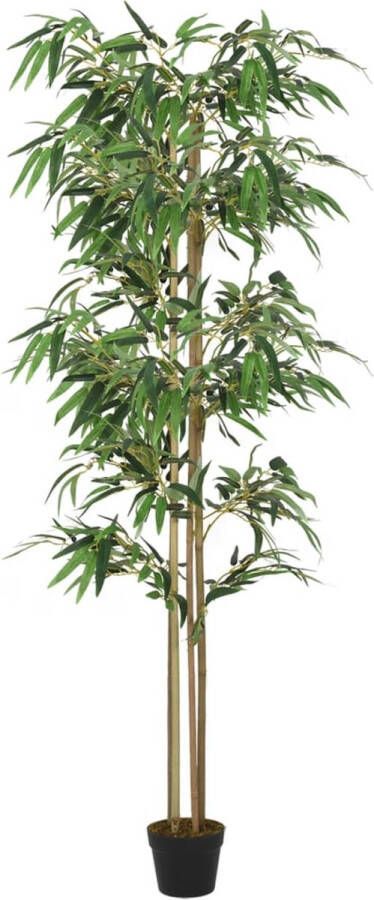 VidaXL -Kunstplant-bamboe-1520-bladeren-200-cm-groen