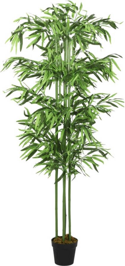 VidaXL -Kunstplant-bamboe-384-bladeren-120-cm-groen
