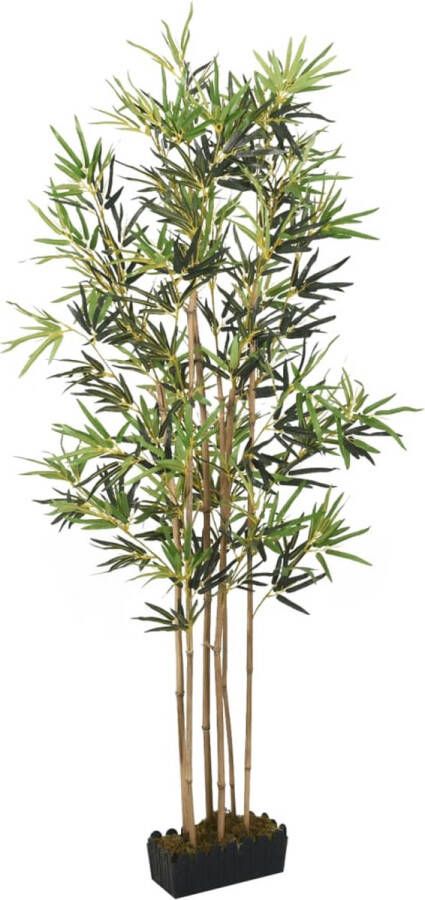 VidaXL -Kunstplant-bamboe-1104-bladeren-180-cm-groen