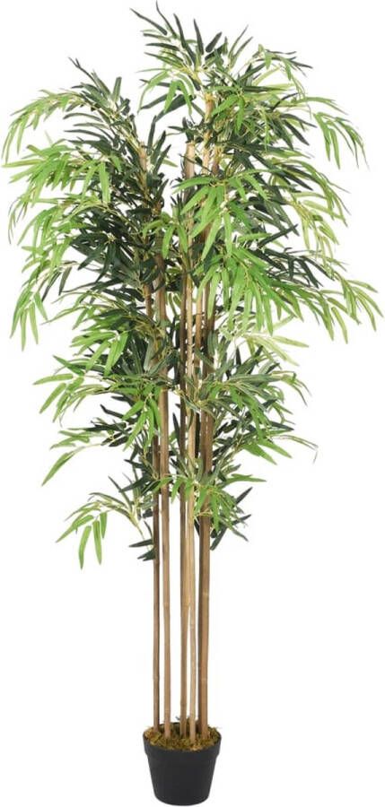 VidaXL -Kunstplant-bamboe-730-bladeren-120-cm-groen