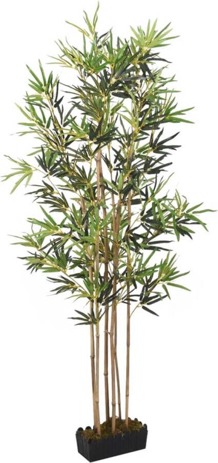 VidaXL -Kunstplant-bamboe-828-bladeren-150-cm-groen