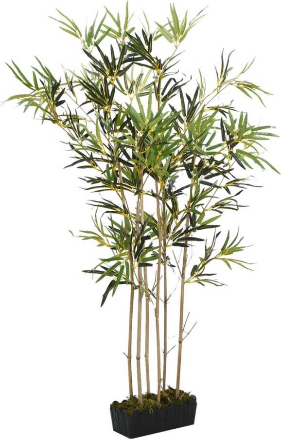 VidaXL -Kunstplant-bamboe-828-bladeren-150-cm-groen