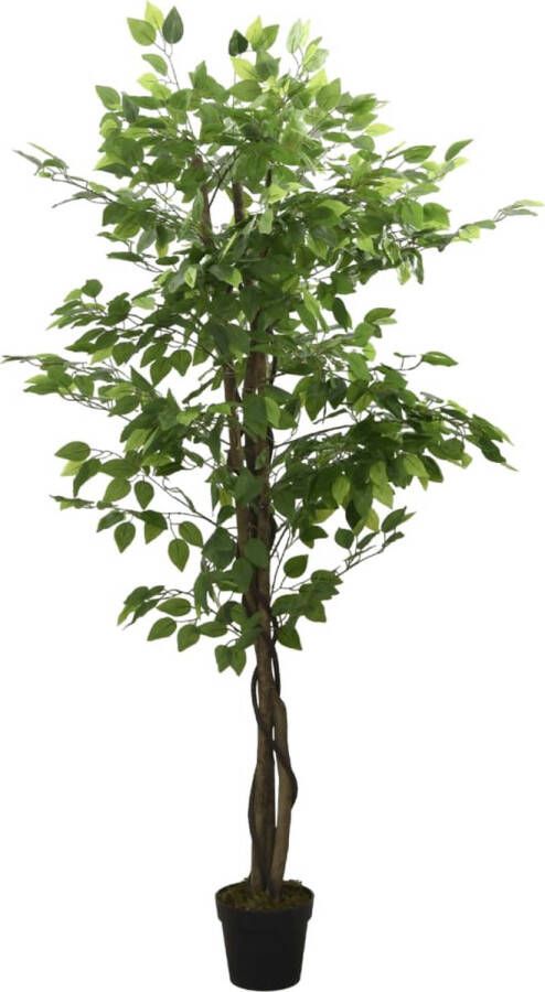 VidaXL -Kunstplant-ficus-1008-bladeren-180-cm-groen